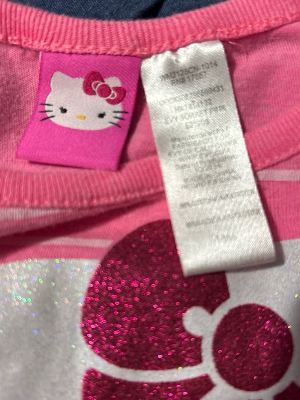 Hello Kitty Pink & Navy Girls Matching Set - Picture 6 of 7